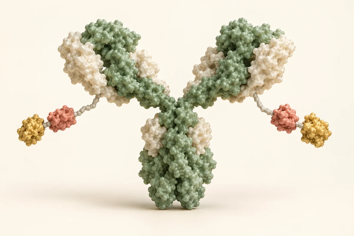 Conceptual antibody linked to bifunctional degrader payloads